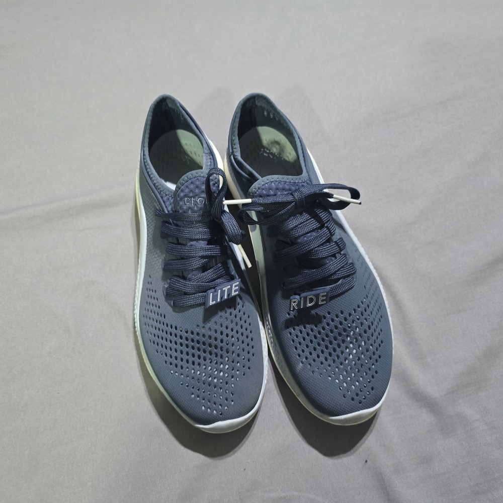 Crocs LiteRide 360 Pacer Sneakers Womens Size 11 Blue 206705 Breathable Mesh